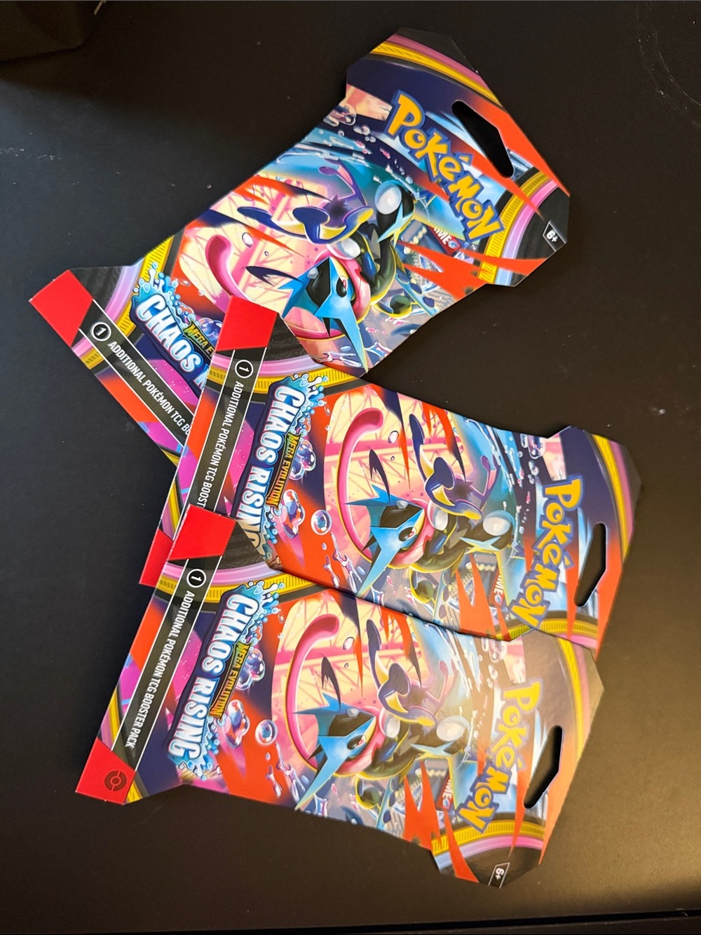 Pokémon Chaos Rising TCG bundle of 3